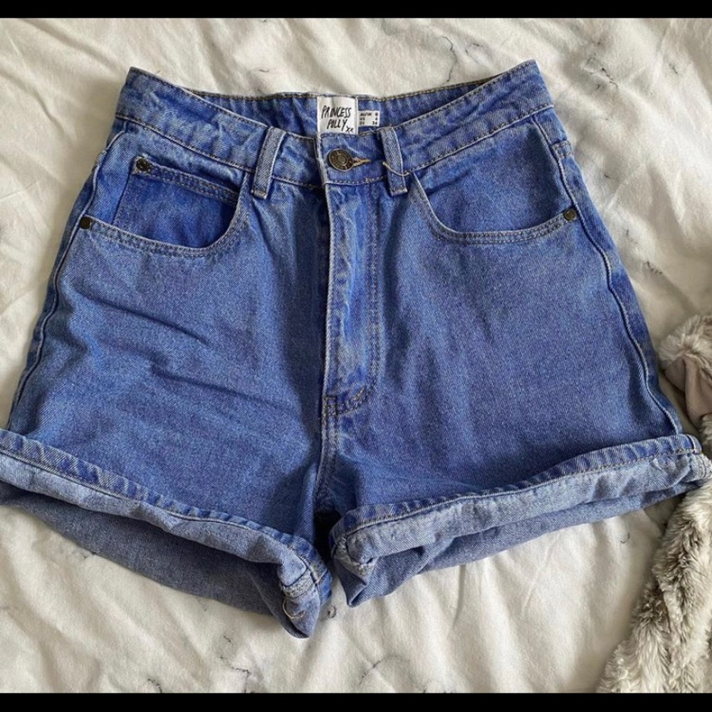 Princess polly denim shorts - Picture 2 of 4